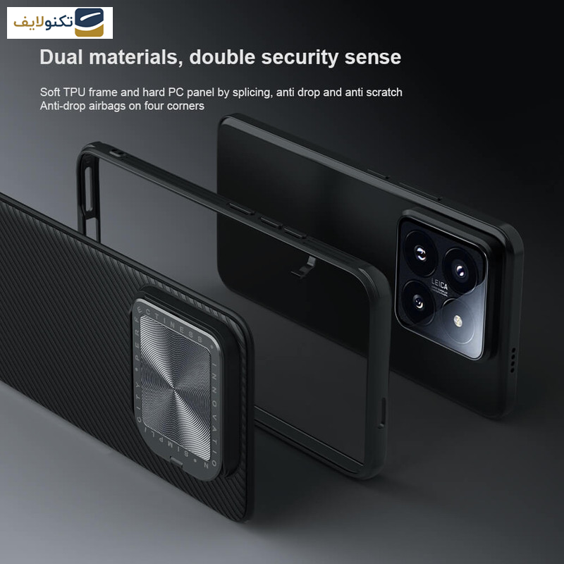 کاور گوشی شیائومی 14 Pro نیلکین مدل Camshield Prop Coverage version Camera protective - Nillkin Camshield Prop Coverage version Camera protective cover case for Xiaomi 14 Pro